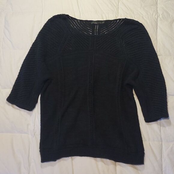 Black Prana Getup Cotton Knit Sweater - Picture 2 of 8